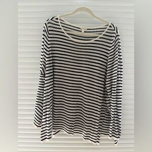 Eileen Fisher Striped Long Sleeve Tee